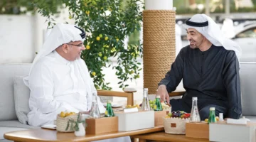 قمة ثنائية.. رئيس الدولة يستقبل ولي عهد البحرين في زيارة رسمية لنويصر